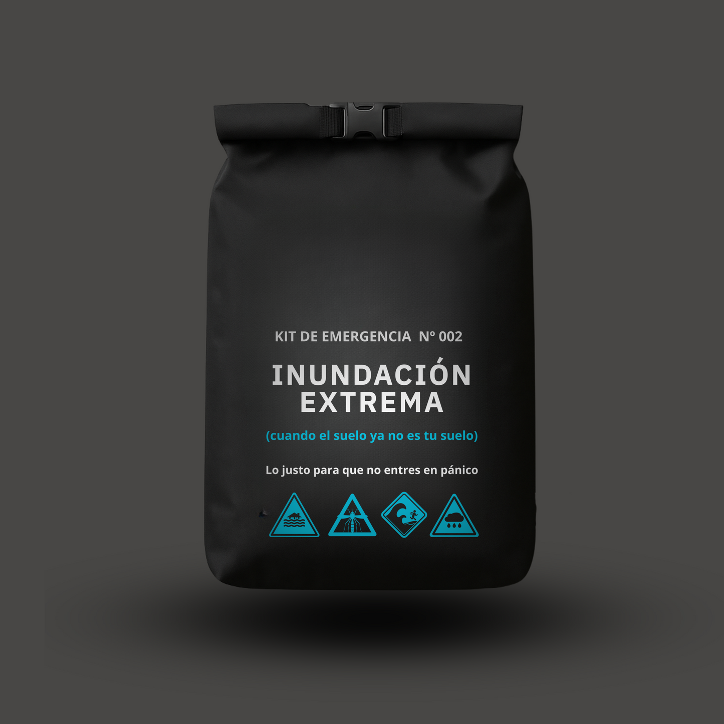 Kit de supervivencia inundación, mochila