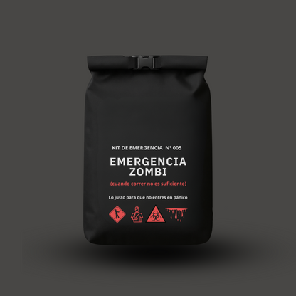 Kit de supervivencia zombie y caos total: mochila